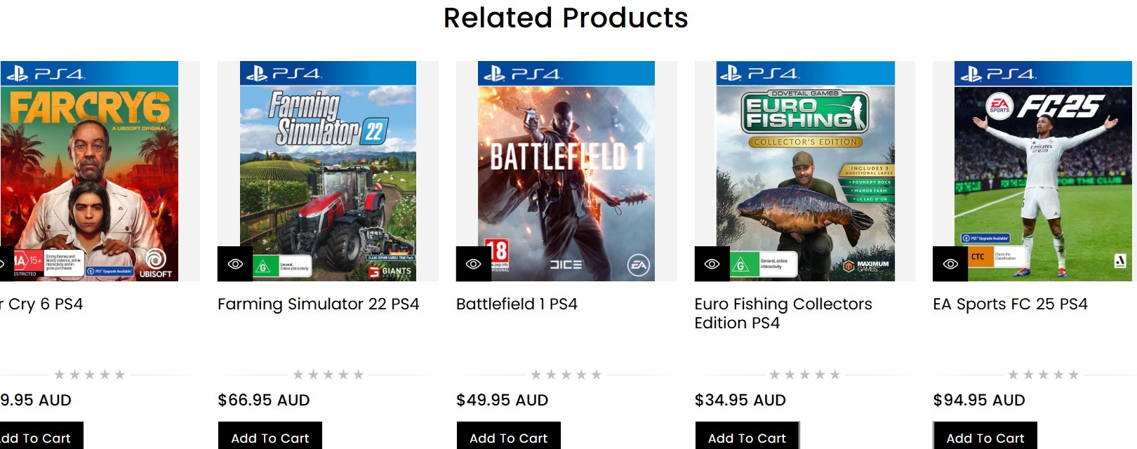 New related products row